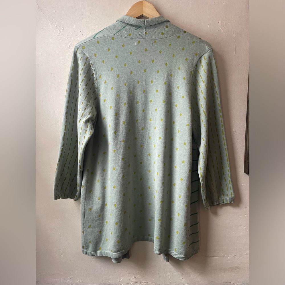 Gudrun Sjoden Organic Cotton Knit Open Sweater Size Small EUC - Picture 6 of 12